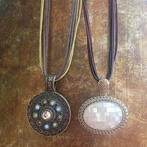 Two Lia Sophia 16" Necklaces